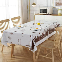 VINYL OILCLOTH WIPEABLE PVC WIPE CLEAN GARDEN TABLE CLOTH CO click for sizes 