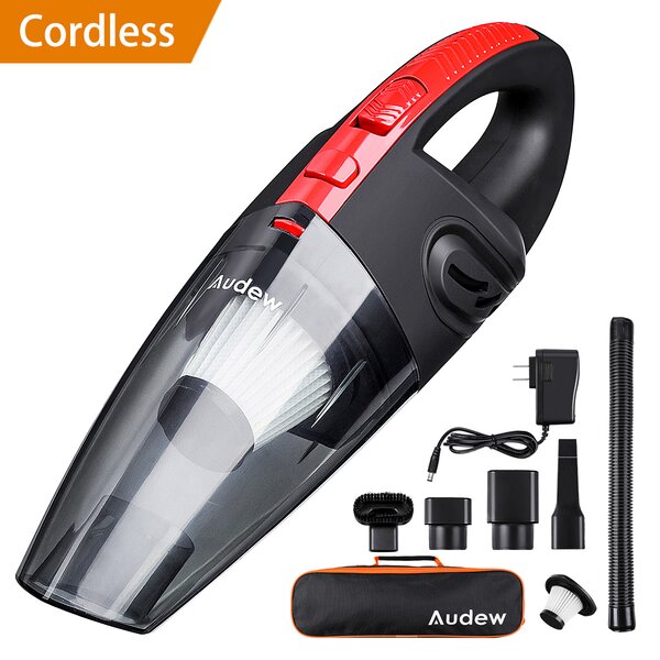 Small Handheld Vacuum Cleaner for Home/Office/Car Cleaning Handheld Vacuum Cordless Car Vacuum Cleaner Portable Mini Vacuum 90W/5000PA Black 