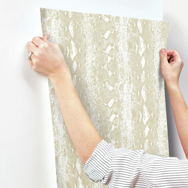 Merrill Snake Skin 16 5 L X 20 5 W Abstract Peel And Stick