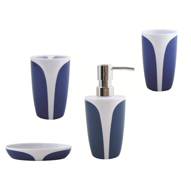 images Blue Bathroom Countertop Accessories wayfair