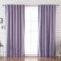 Ebern Designs Bantam Solid Blackout Thermal Rod Pocket Curtain Panels ...