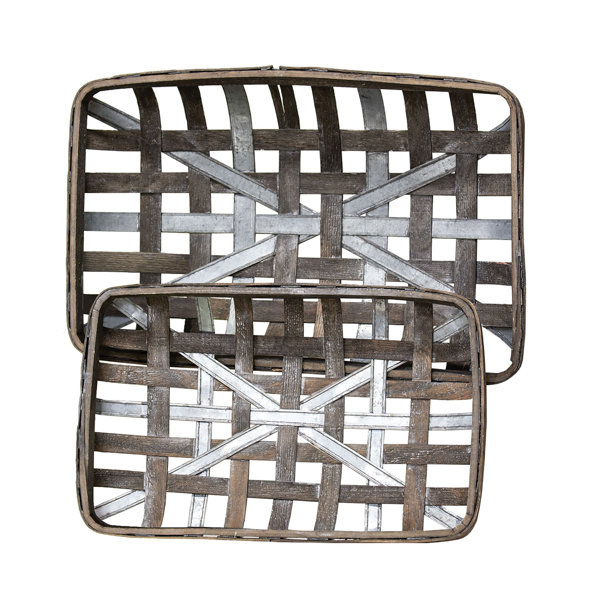 Tobacco Basket Medium Square 25 New Country Decor Investpress Bg