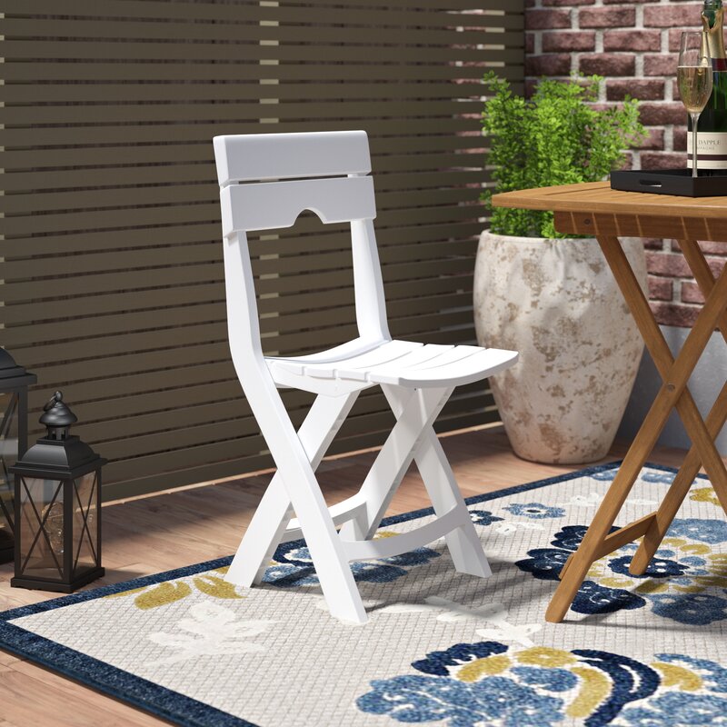 Andover Mills Savannah Folding Patio Dining Chair Reviews Wayfair