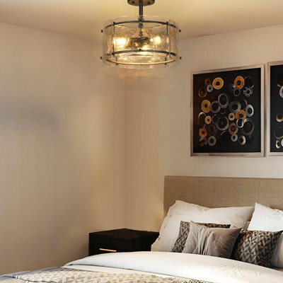 (INCOMPLETE) Brisher 3-Light Semi Flush Mount Light