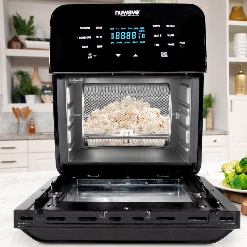 Nuwave Brio 14 Quart Air Fryer Oven With Popcorn Maker Wayfair
