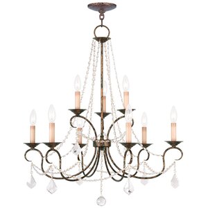 Devana 9-Light Crystal Chandelier