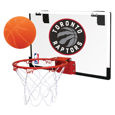 NBA Game on Basketball Hoop Set Rawlings NBA Team Toronto Raptors