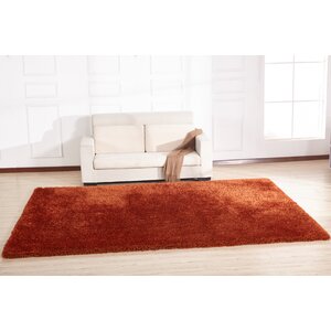 Arriaga Hand Tufted Rust Orange Area Rug