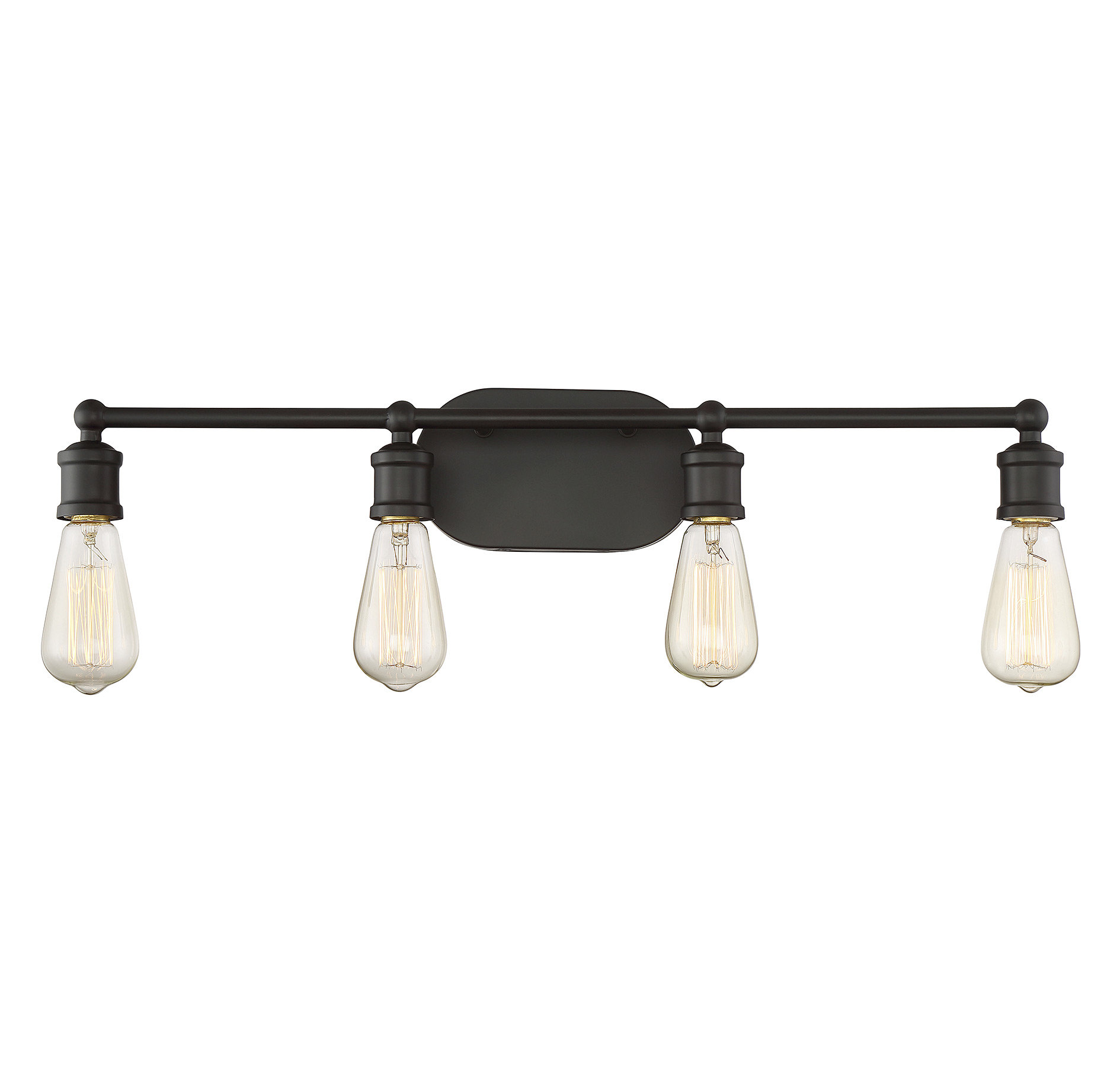 TWO PACK of 30 inch 4-Light VANITY BATHROOM FIXTURE LIGHTS in Oil Rubbed Bronze