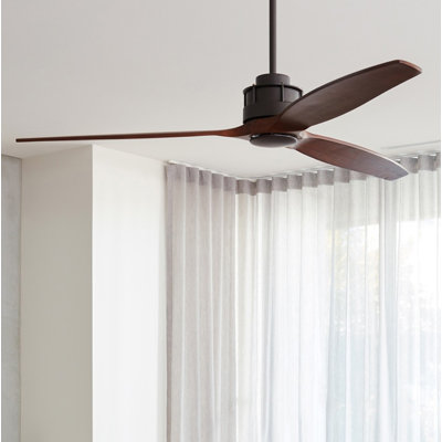 Orren Ellis 60 Inch Hutton 3 Blade Ceiling Fan With Remote