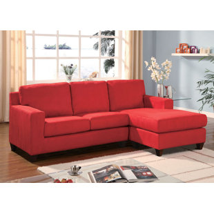 Weisinger Microfiber Reversible Chaise Sectional by Winston Porter