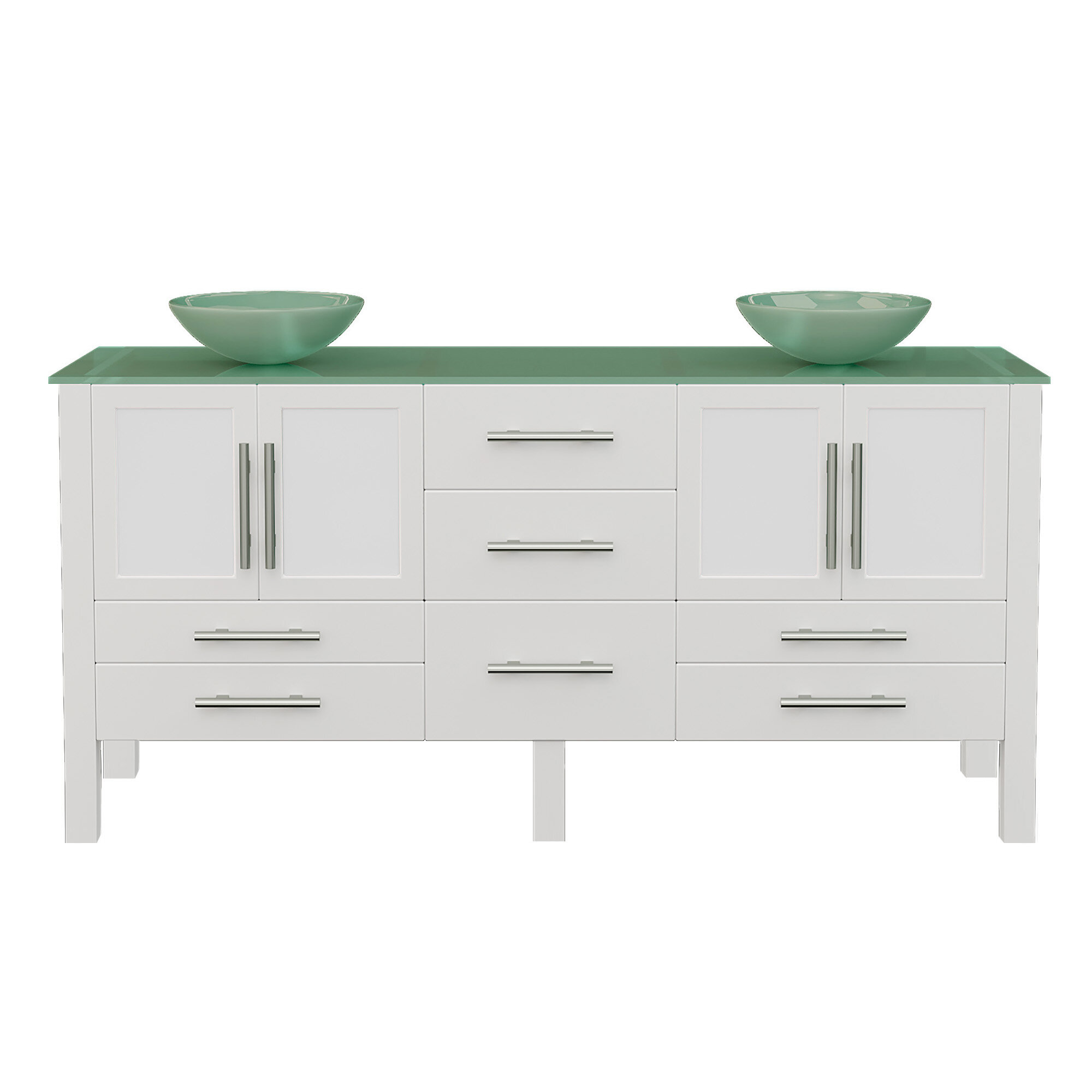 Latitude Run Rainiero 63 Double Bathroom Vanity Set Wayfair