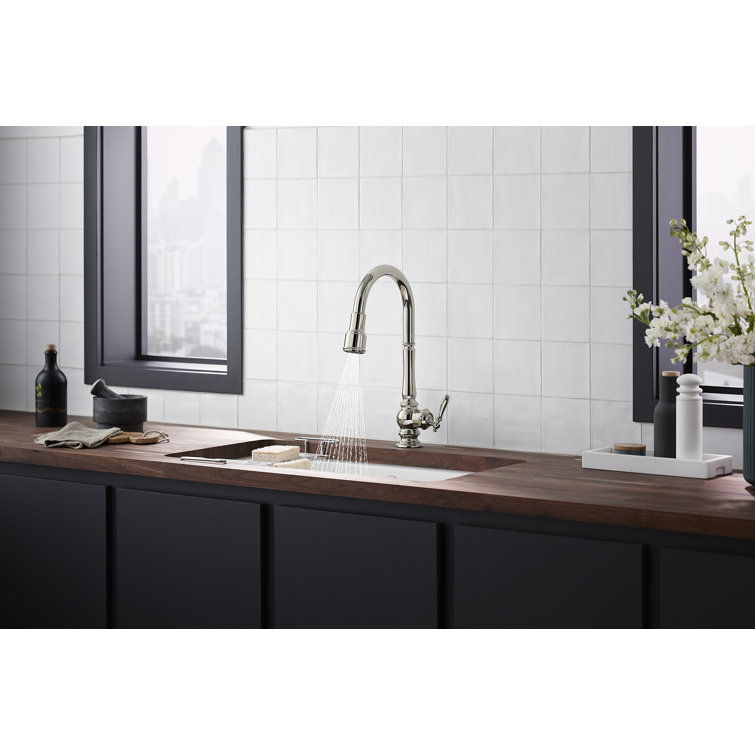 Kohler ArtifactsÂ® Pull Down Touchless Single Handle Kitchen ...