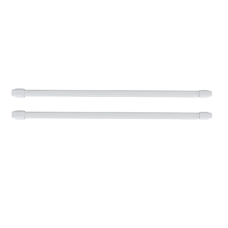 Evideco Adjustable Flat Sash Curtain Single Rod Reviews Wayfair