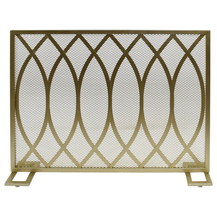 Home Loft Concepts Edwin 1 Panel Iron Fireplace Screen Reviews