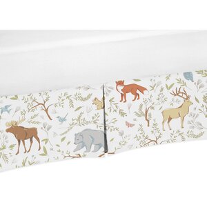 Woodland Toile Crib Skirt