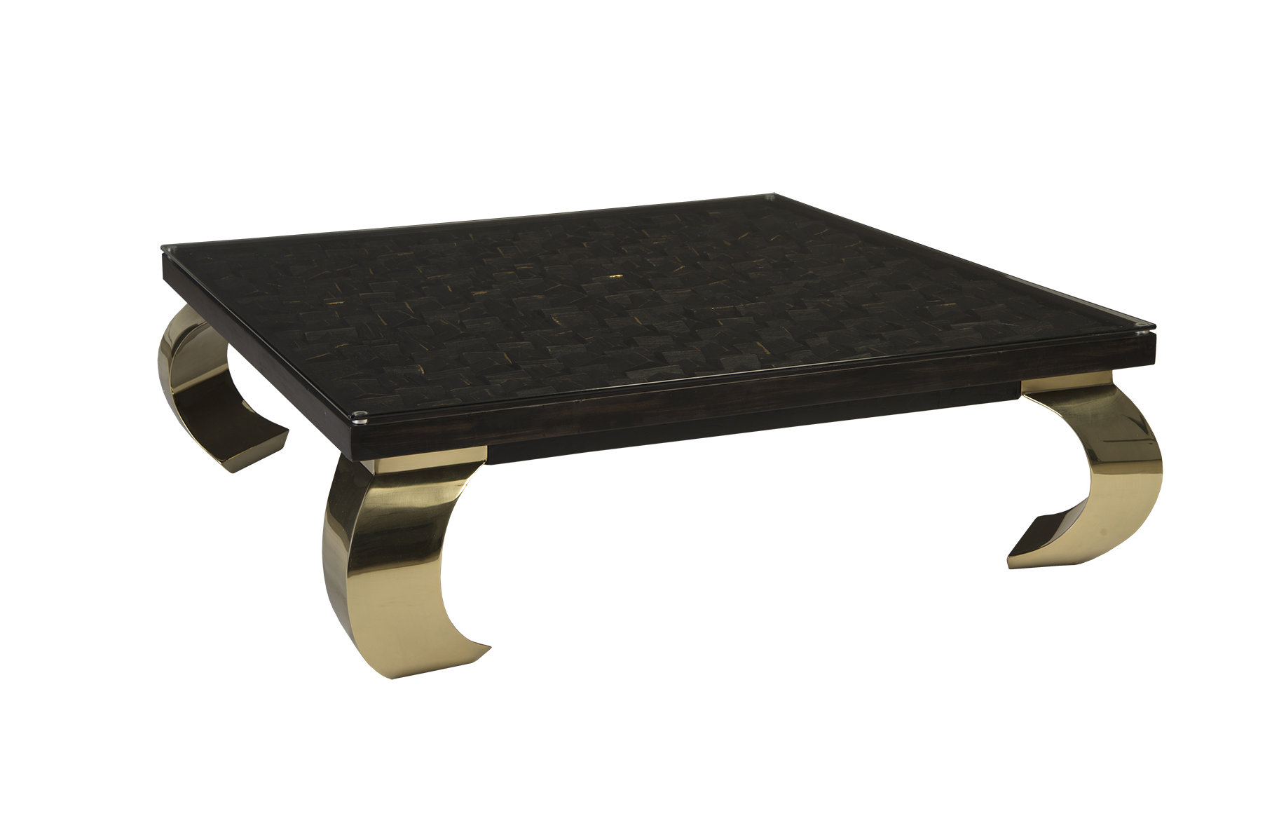 Phillips Collection Distressed Black And Gold Coffee Table With Distressed Black And Gold Coffee Table