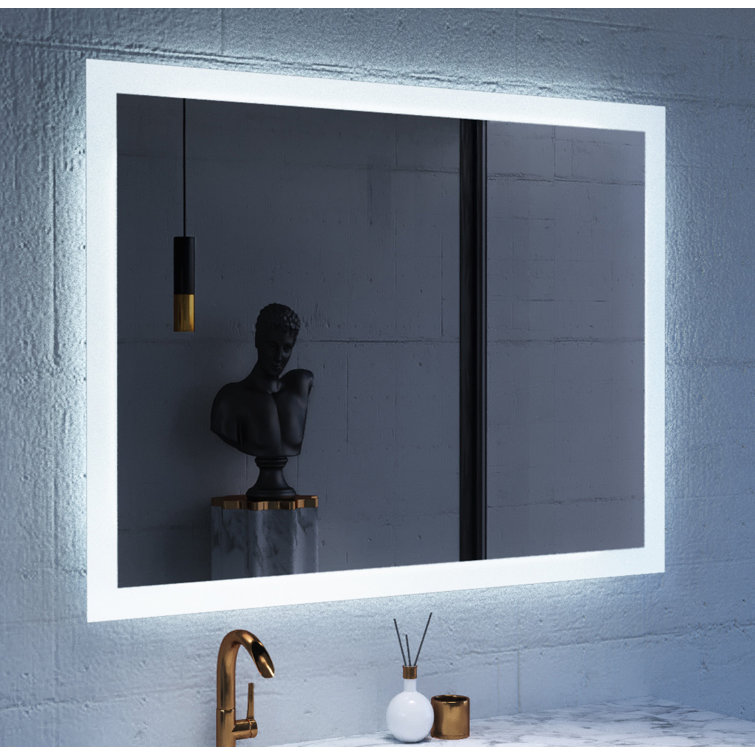 Orren Ellis Jaxson LED Lighted Vanity Mirror Wayfair.ca