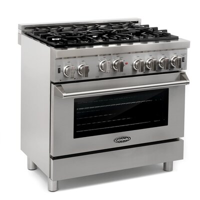 Cosmo 36" 4.5 cu ft. Free-standing Gas Range