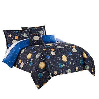 Waverly Space Adventure Reversible Comforter Set Reviews Wayfair