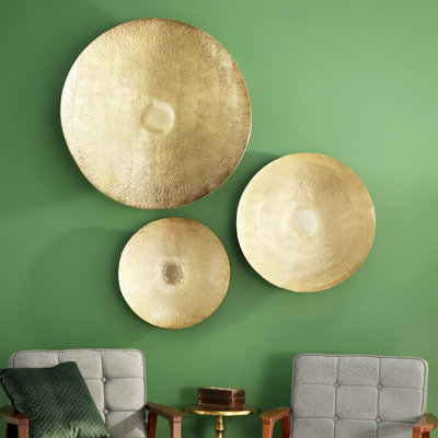 Metal Large Metallic Disk Plate Home Wall Decor
INCOMPLETE