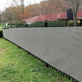6' x 8' White 5 oz Privacy Mesh Fence Construction Cover Screen View Block 