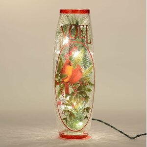 Cardinal Glass Bottle Light Lamp