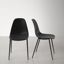 black modern kitchen chairs