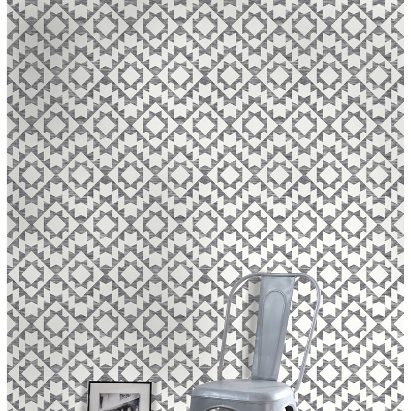 Union Rustic Enzo Mint Geometric 33 L X 20 5 W Wallpaper Roll