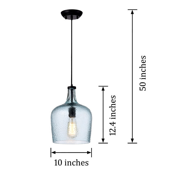 Williston Forge Scruggs 1 Light Single Bell Pendant Reviews Wayfair