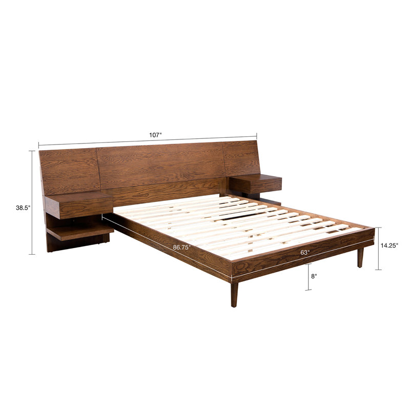 Alma Low Profile Storage Platform Bed Reviews Allmodern It's also a storage unit with 6 spacious drawers.