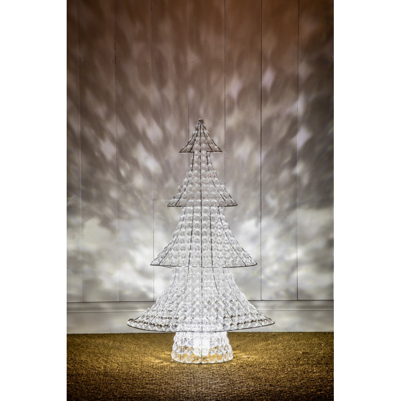 The Seasonal Aisle 3 Cool White Northern Lights Jewelled Christmas