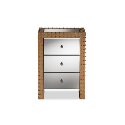 Luff 3 Drawer Nightstand 17 Stories