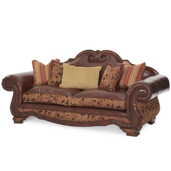 High Back Leather Sofa Wayfair