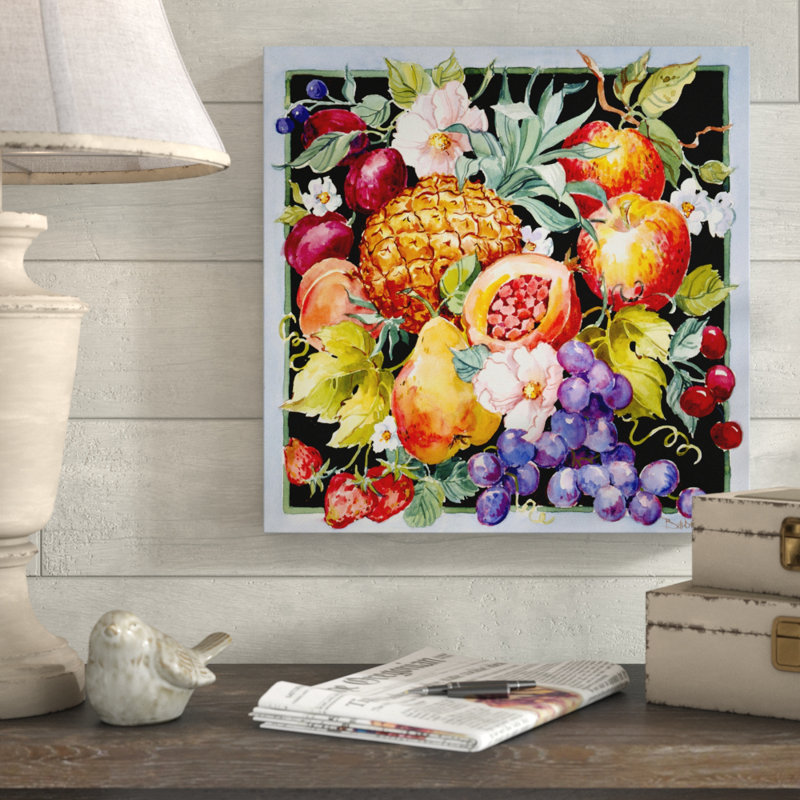 Ophelia Co Bright Summer Fruits Acrylic Painting Print On