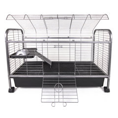 rolling rabbit cage