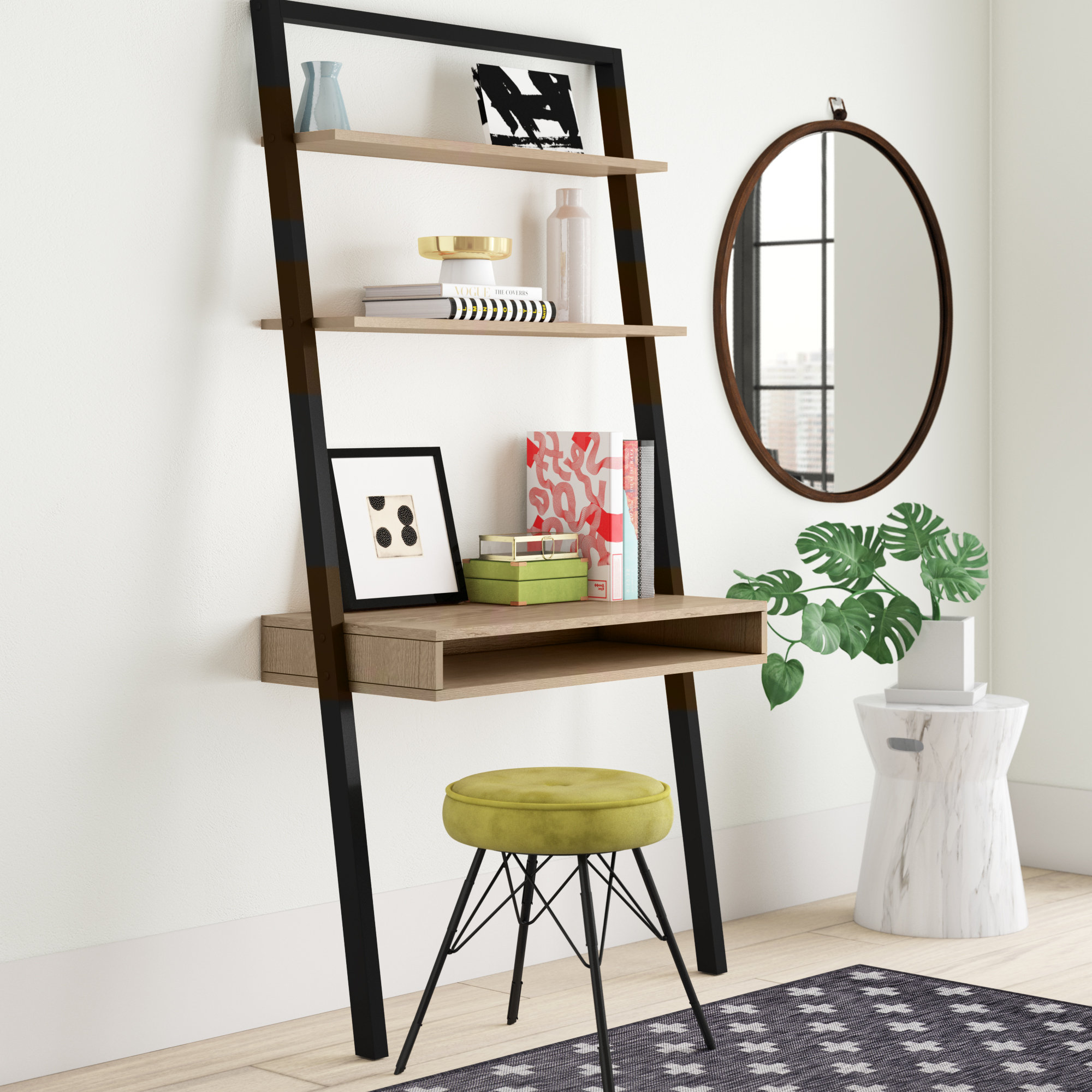 Ladder Desk Leaning Ladder Desk Hemma Online Furniture Store