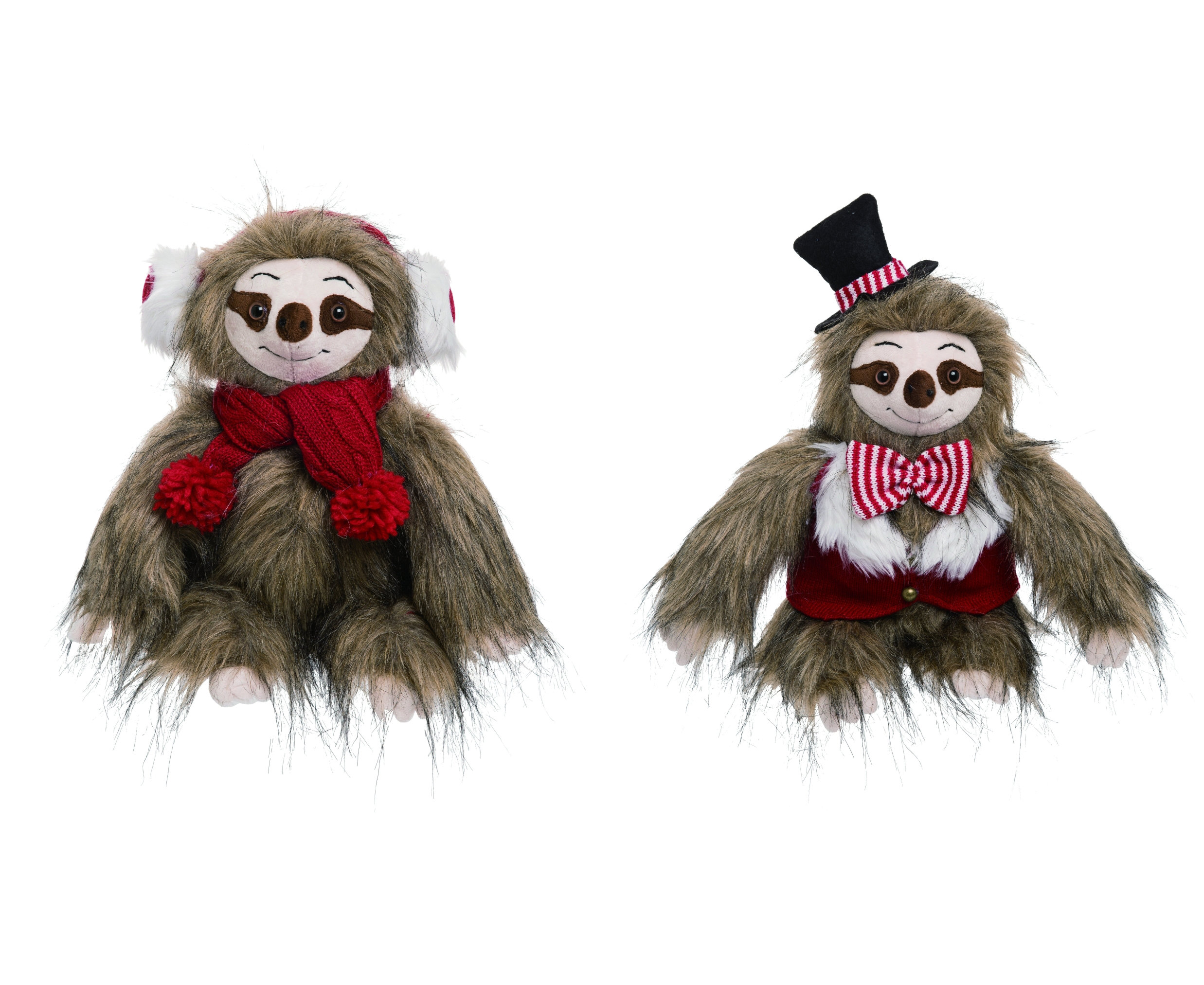 christmas sloth stuffed animal