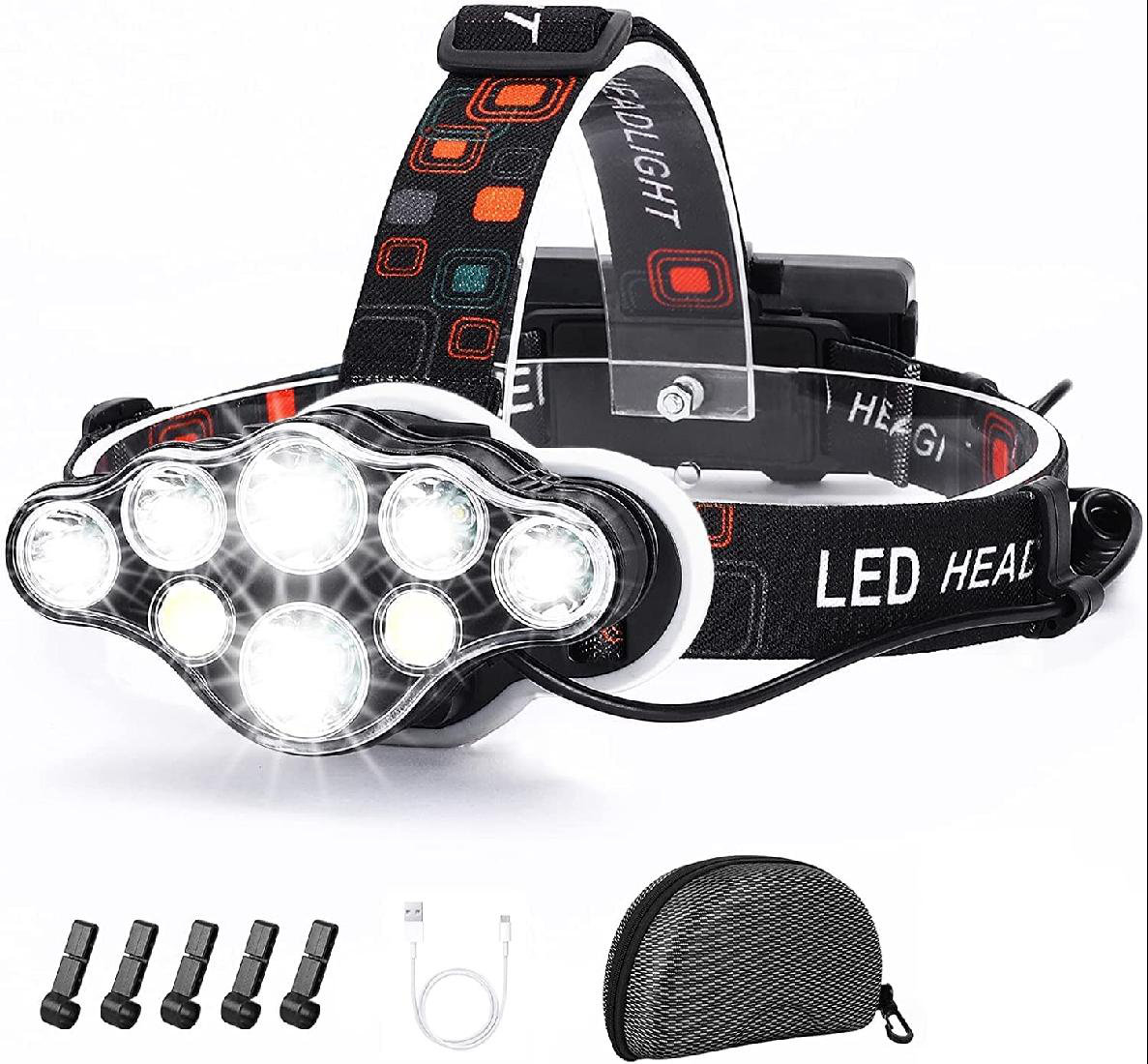 » Elastic Head Strap Mount for LED Headlamp Black for a wide range of lights 