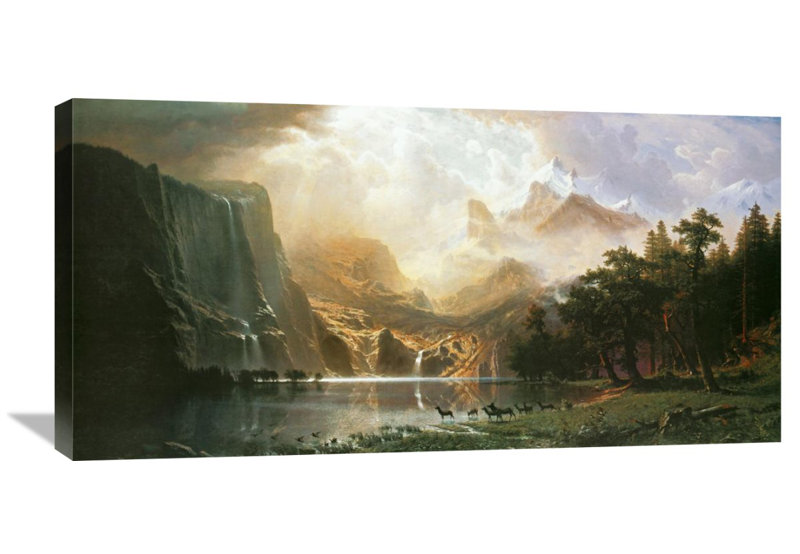 Global Gallery Sierra Nevada In California By Albert Bierstadt