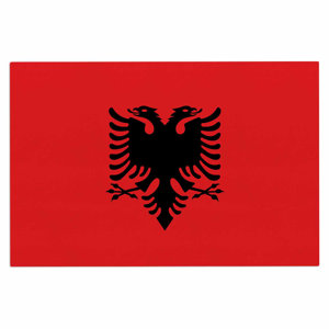 Bruce Stanfield Flag of Albania Digital Doormat