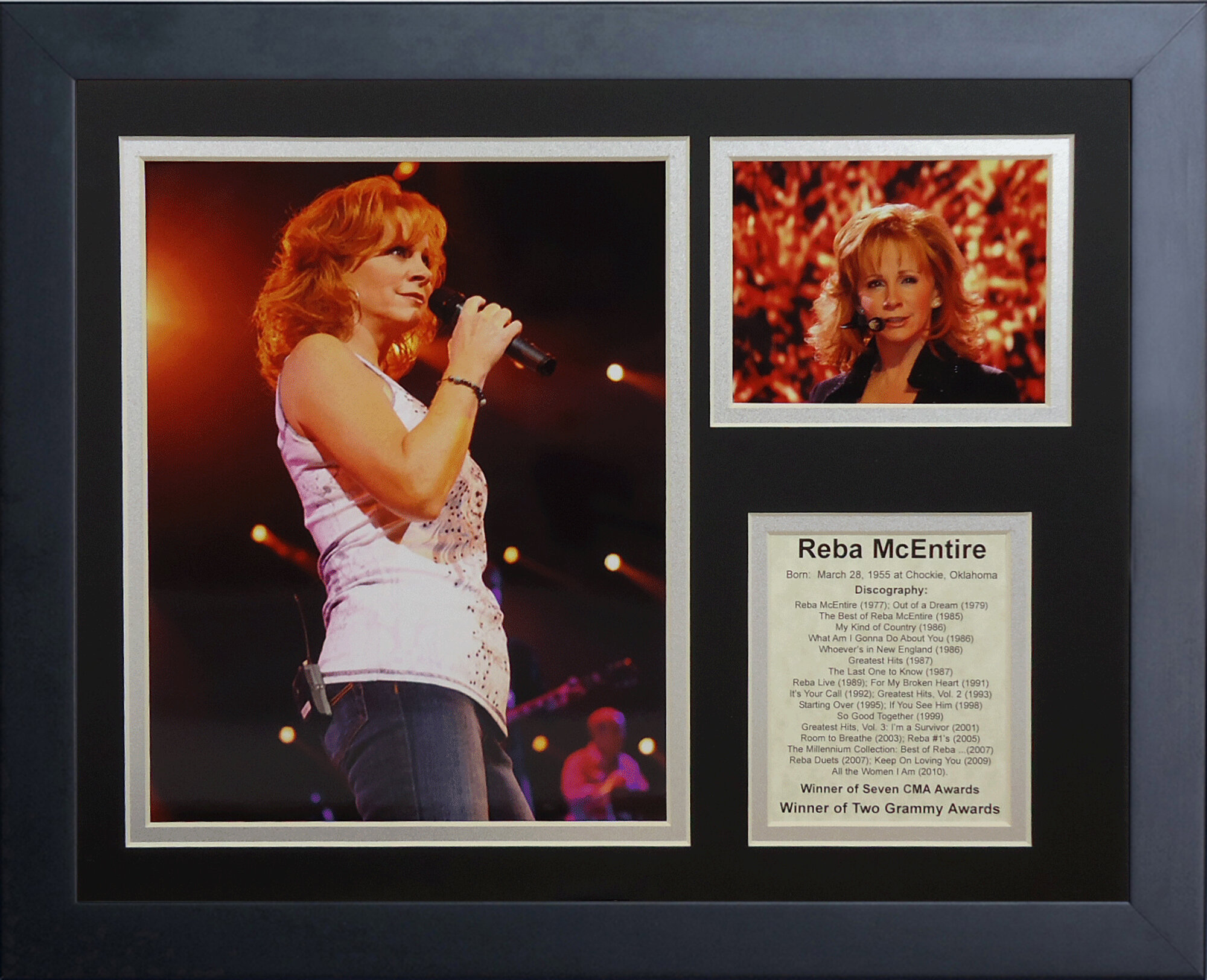 11 x 14-Inch Legends Never Die Miranda Lambert Framed Photo Collage