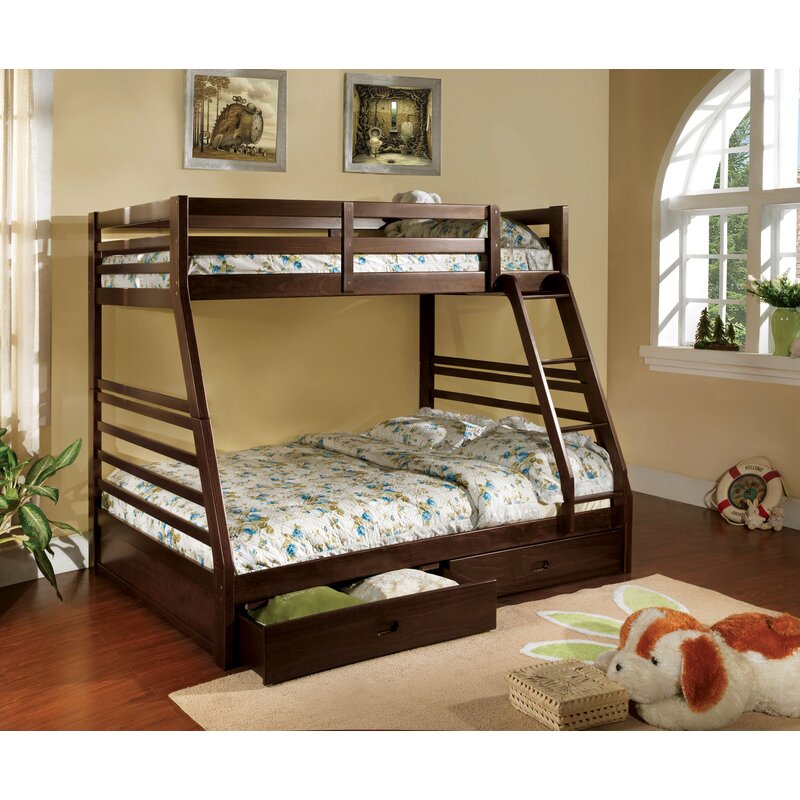 wayfair bunk bed twin over full