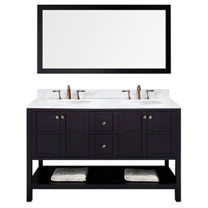 Palazzo 60-Inch Double Bathroom Vanity 60 inch bathroom vanities | joss & main Palazzo 60-Inch Double Bathroom Vanity 60 inch bathroom vanities | joss & main
