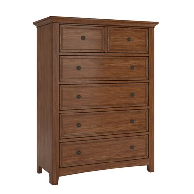 Three Posts Woodside 5 Drawer Dresser Color Oak