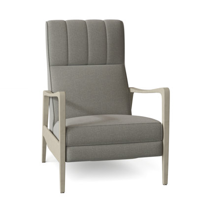 Wyndham 2825 Wide Manual Standard Recliner Fairfield Chair Body Fabric 8789 Barley Leg Color Almond Buff