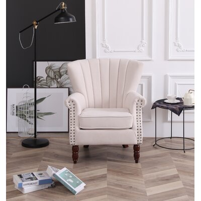 Beige Wingback Accent Chairs You'll Love in 2020 | Wayfair