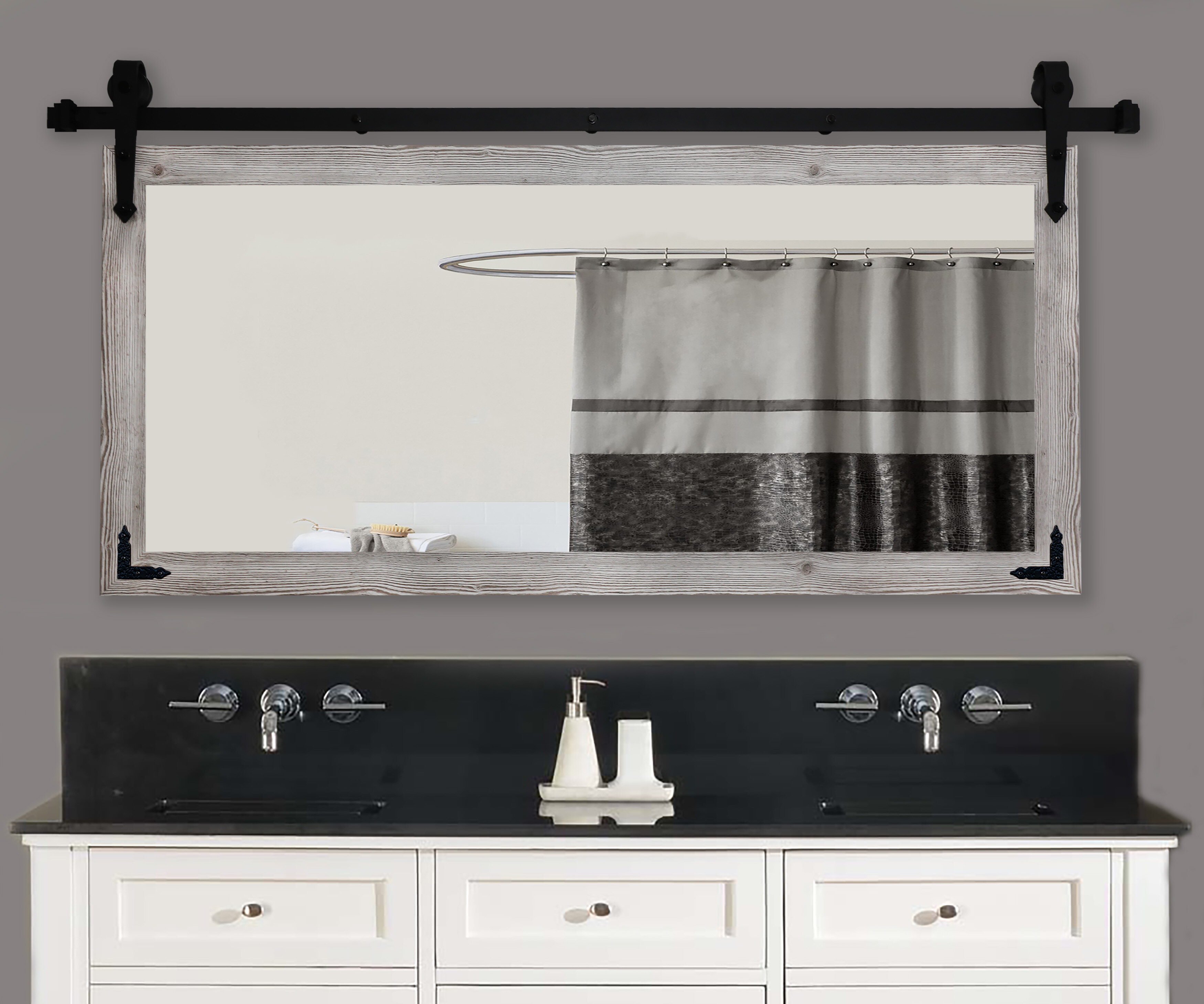 Laurel Foundry Modern Farmhouse Abraham Bathroom Vanity Wall Mirror Reviews Wayfair