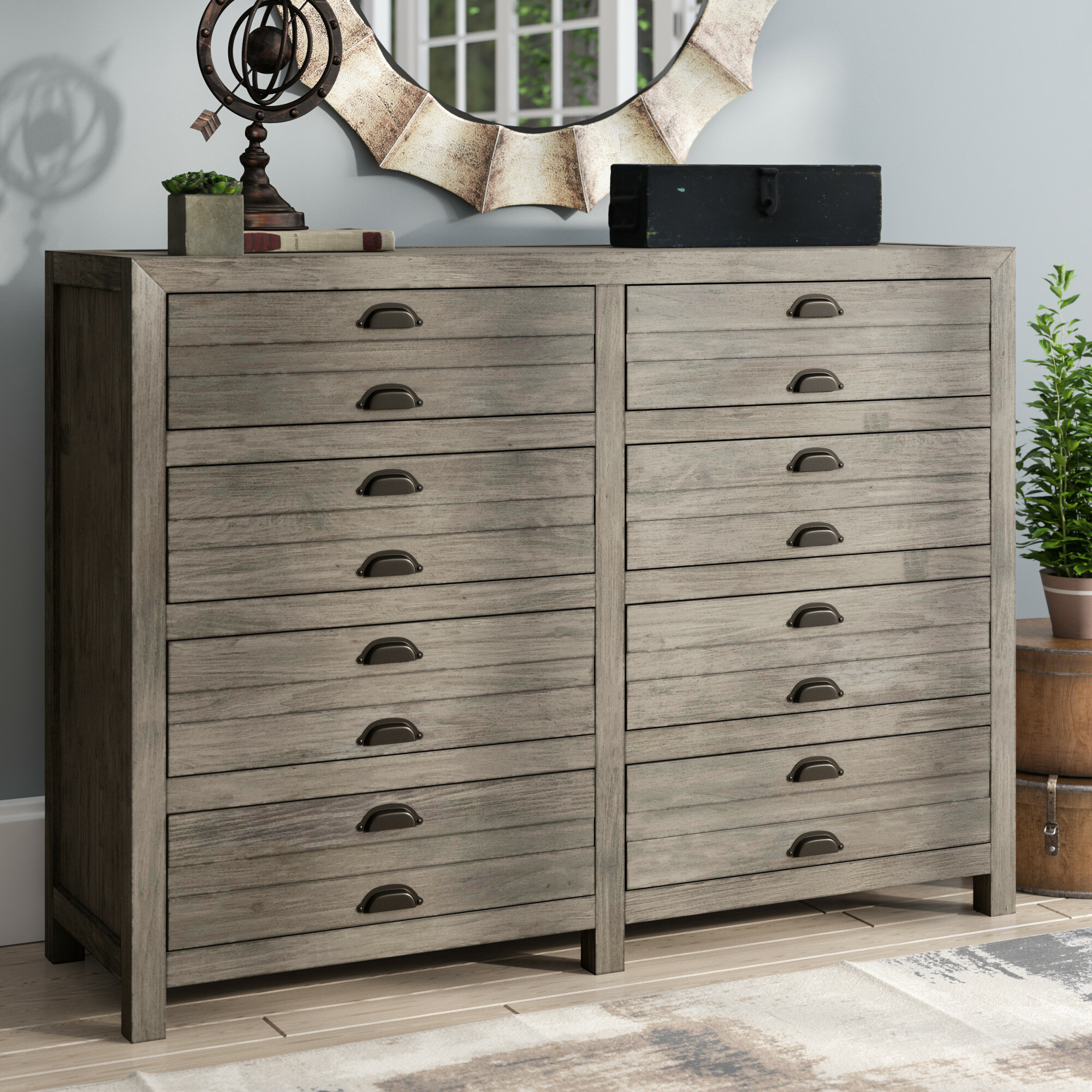 Trent Austin Design Dag 8 Drawer Double Dresser Reviews Wayfair