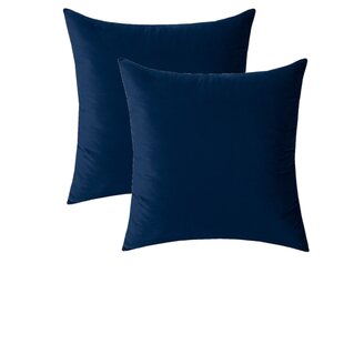24x24" Corduroy Stripe Bolster Throw Pillow Case Waist Cushion Cover Blue 